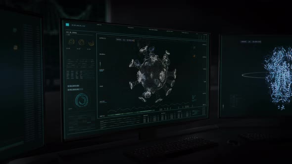 The most advanced laboratory in the world. Deep structural analysis of a virus. alt