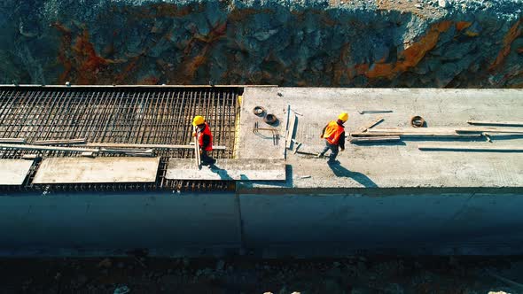 Worker At Construction