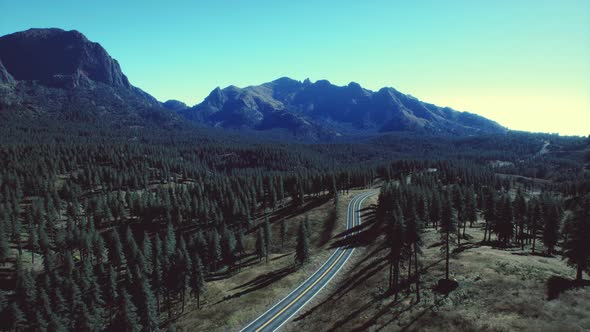 Cascade Mountain and Surrounding Canadian Rocky Mountains in Summer Time