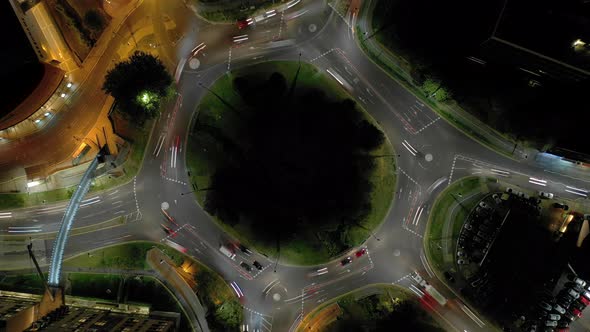 Time Lapse of the Magic Roundabout Traffic Management System