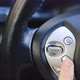 Using the Bluetooth Buttons Located on the Steering Wheel of Car to Talk Over the Phone Hands-Free - VideoHive Item for Sale