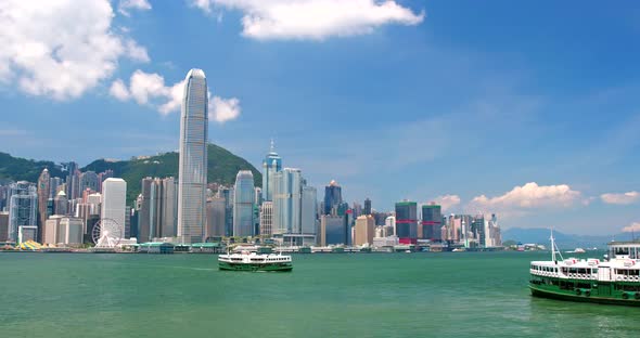 Hong Kong urban cityscape