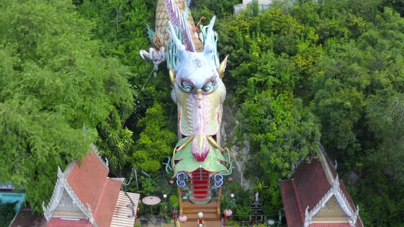 Wat Ban Tham Temple and Cave in Kanchanaburi Thailand