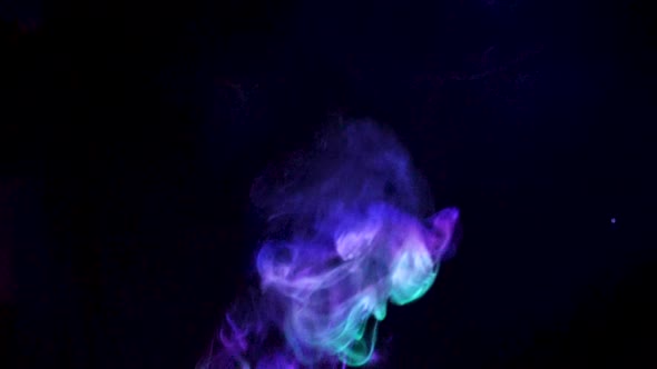 colorful atmospheric smoke