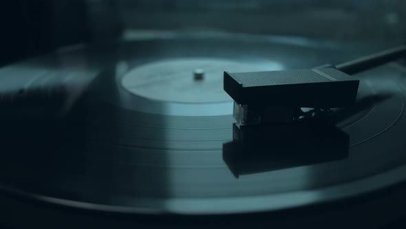 Old Vintage Vinyl Playing Music