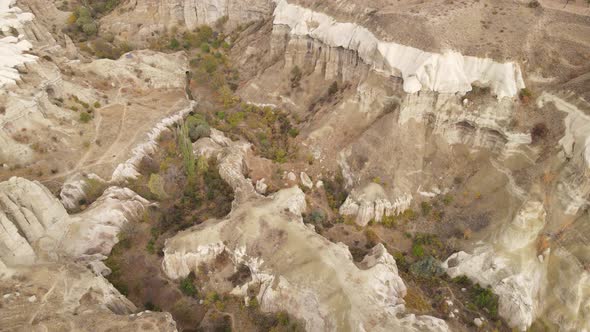 Aerial View Cappadocia Landscape