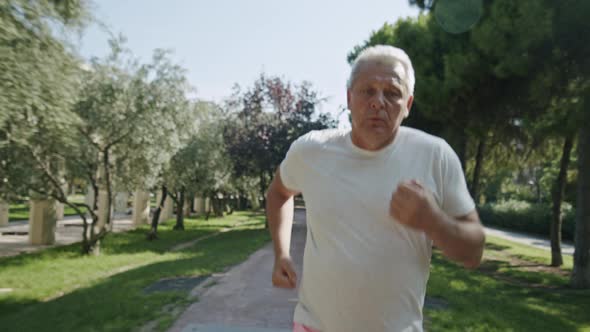 Jogger Running in the Park