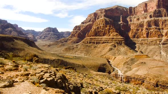 View of Grand Canyon Cliffs