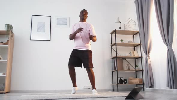 Dancing Black Man Enjoying Life Online Lesson