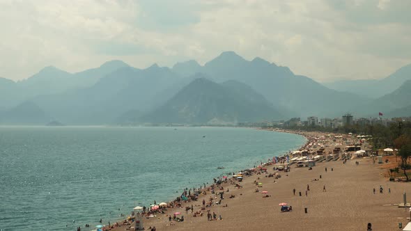 People on Summer Beach