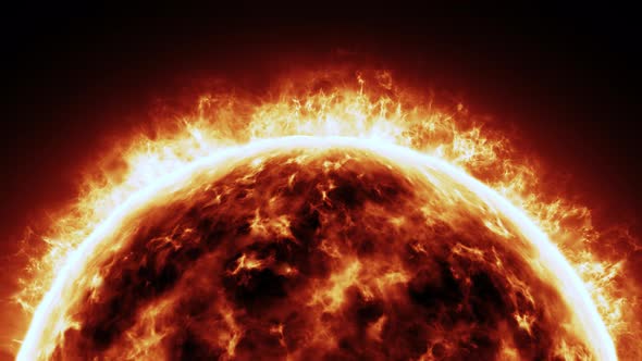 Fire burn the world realistic 3d rendering. alt