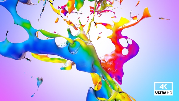 Multicolor Paint Splash alt