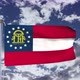 Georgia Flag Waving 4k - VideoHive Item for Sale