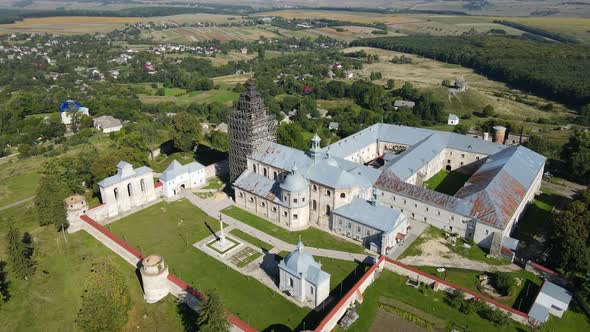 Village Pidkamin. Monastery Of Origin Of The Tree Of The Cross Of The Lord. Ukraine