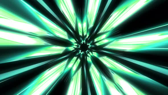 Abstract Lighting Strips Green 01