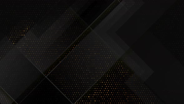Black Tech Geometric Golden Dots And Stripes alt