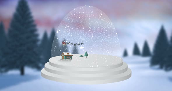 Illustration of christmas decoration 4k