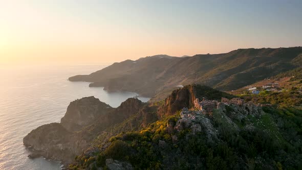 Mountain Landscape Aerial View 4 K Turkey Alanya