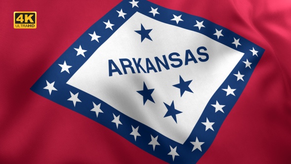 Arkansas State Flag - 4K