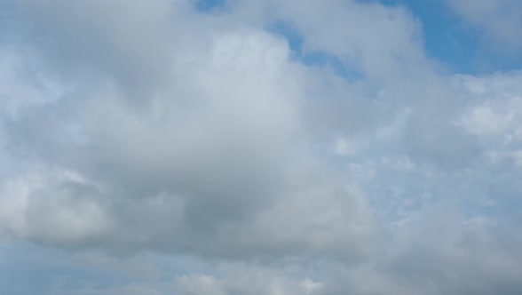 White and Gray Clouds Timelapse