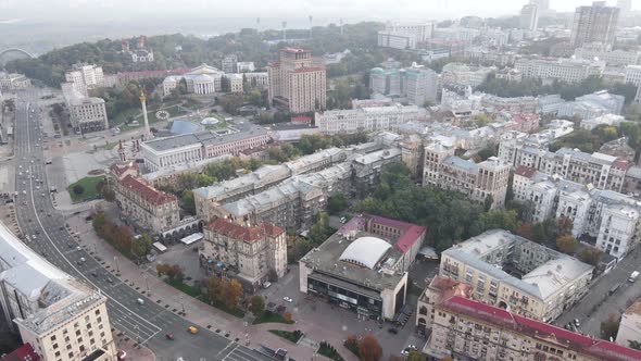 Kyiv - the Capital of Ukraine. Aerial View. Kiev