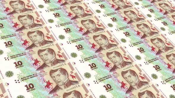 Argentina  Money / 10 Argentitian Peso 4K