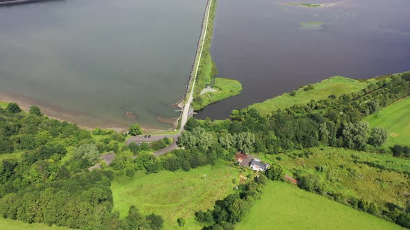 Aerial of Inch Isalnd and Parts of the Wildfowl Reserve Looped Walk