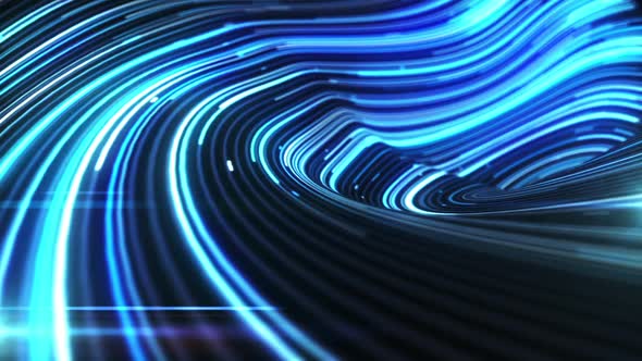 Neon Light Trails Background