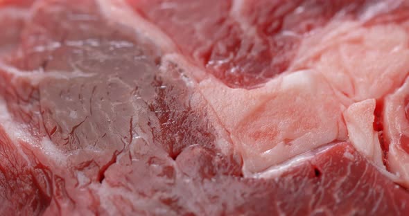 Raw beef steak texture