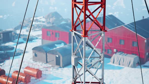 Antarctic Station on the Antarctic Peninsula