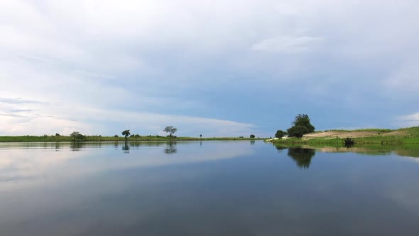 The chobe river view from a small dedicated photography boat. Covering from Kasane to Serondela. A l