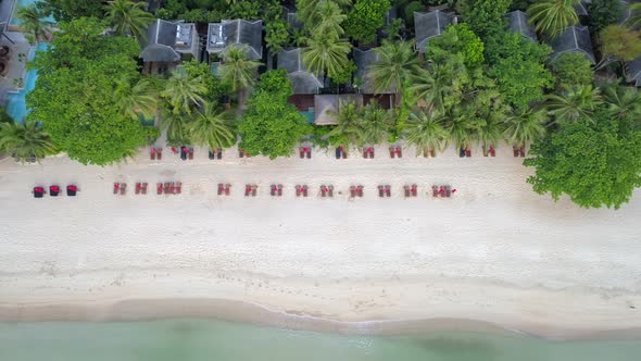 Sand Beach Top View