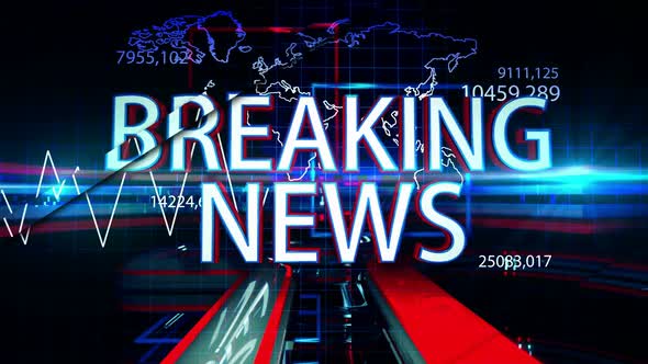 Breaking News 3D Title Opening News