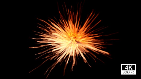 Fire Fireworks Slow Motion 4K alt