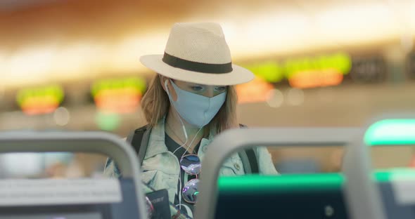 Traveling During Coronavirus Outbreak Slow Motion 