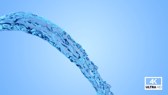 Fountain Blue Water Splash alt