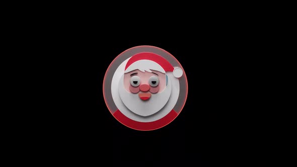 Santa Loop Emoji - 1