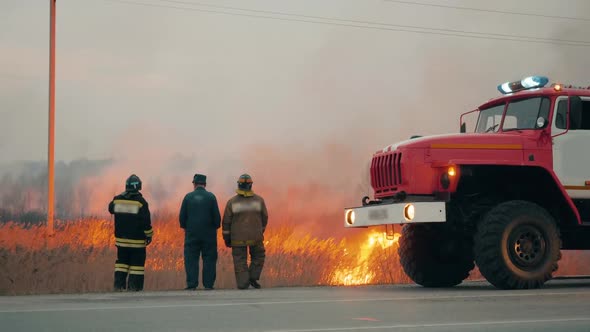 Fire Engine Life Rescue Brigade Emergency Event