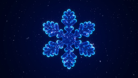 Snowflake 3D Hologram V3