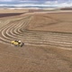 Wheat Harvesting Aerial - VideoHive Item for Sale