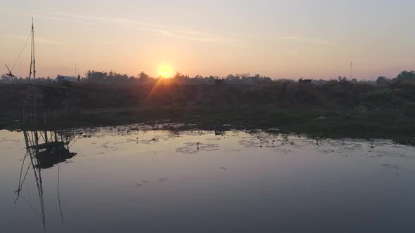 Sunrise On Lake