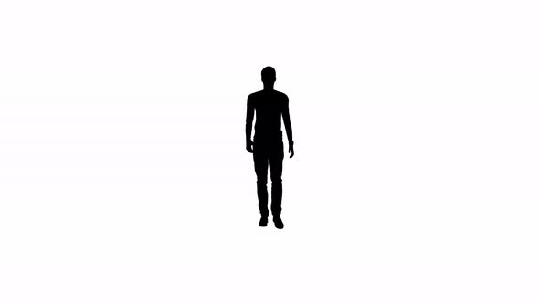 Walking Man Silhouette alt