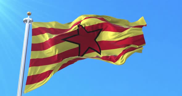 Estrelada Aragonese Flag