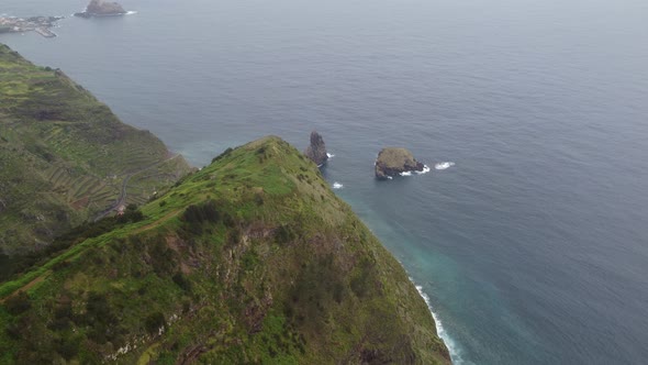 Moody scenes looking over Ribeira Da Janela. Shot on DJI.