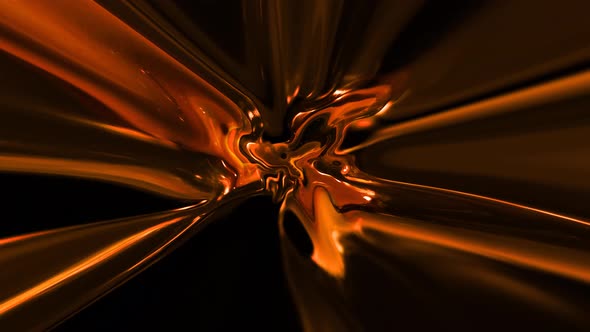 Brown Color Abstract Holographic Glossy Liquid Background Animation