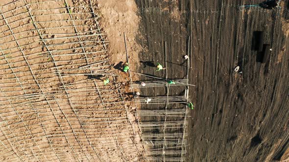 Rockfall Protection Netting Safety Wire Mesh in the Mountains