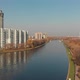 View From Above Moscow Canal in Khimki Russia - VideoHive Item for Sale