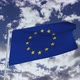 European Union Flag With Sky - VideoHive Item for Sale