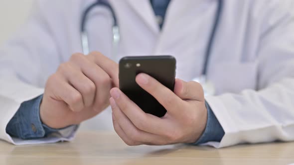 Doctor Using Smartphone