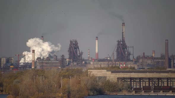 Smoke Pollution by Emissions From a Metallurgical Plant
